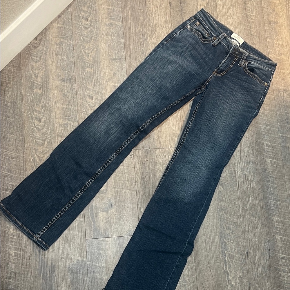 Shyanne Dark Blue Boot Cut Jeans
